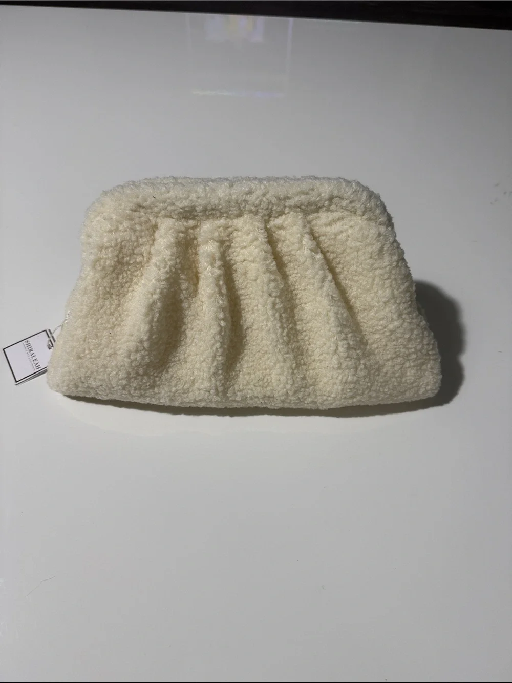 Shiraleah Chicago Cream Sherpa Clutch